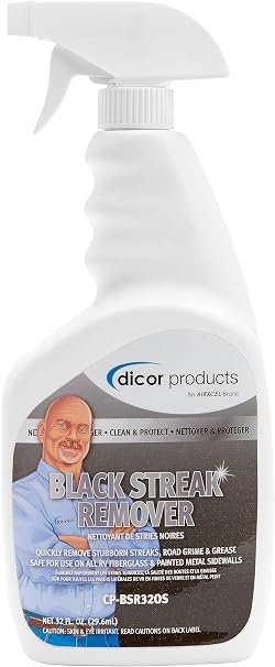 Dicor CP-BSR320S Black Streak Remover Spray – 32 oz Professional RV Cleaner for Fiberglass, Vinyl & Painted Metal Surfaces