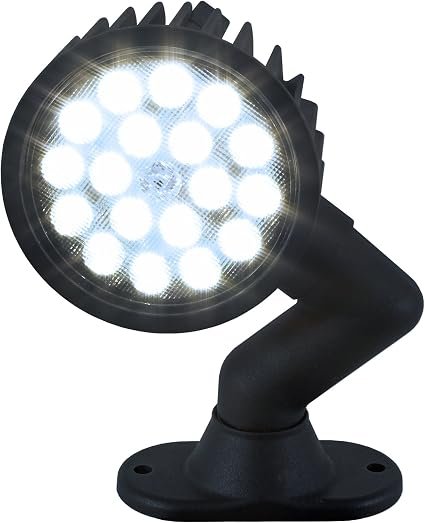 Buyers Products 1492145 LED Flood Light – 18 LEDs, 12-24V DC, Clear Lens Work Light for Trucks and Equipment