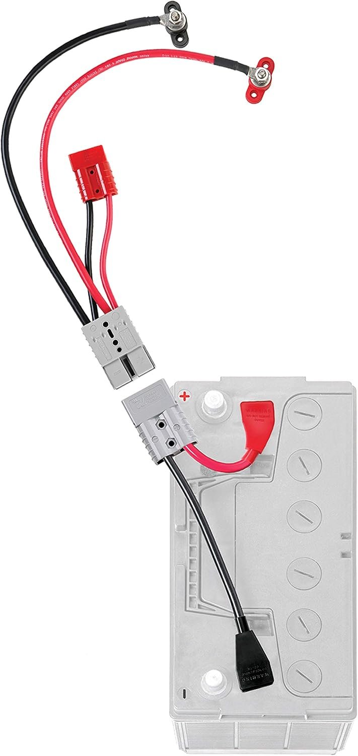 Connect-Ease RCE12VBM6CK Outboard Motor Accessory Connection Kit – 6 AWG Marine Wiring with 8 AWG Electronics Port