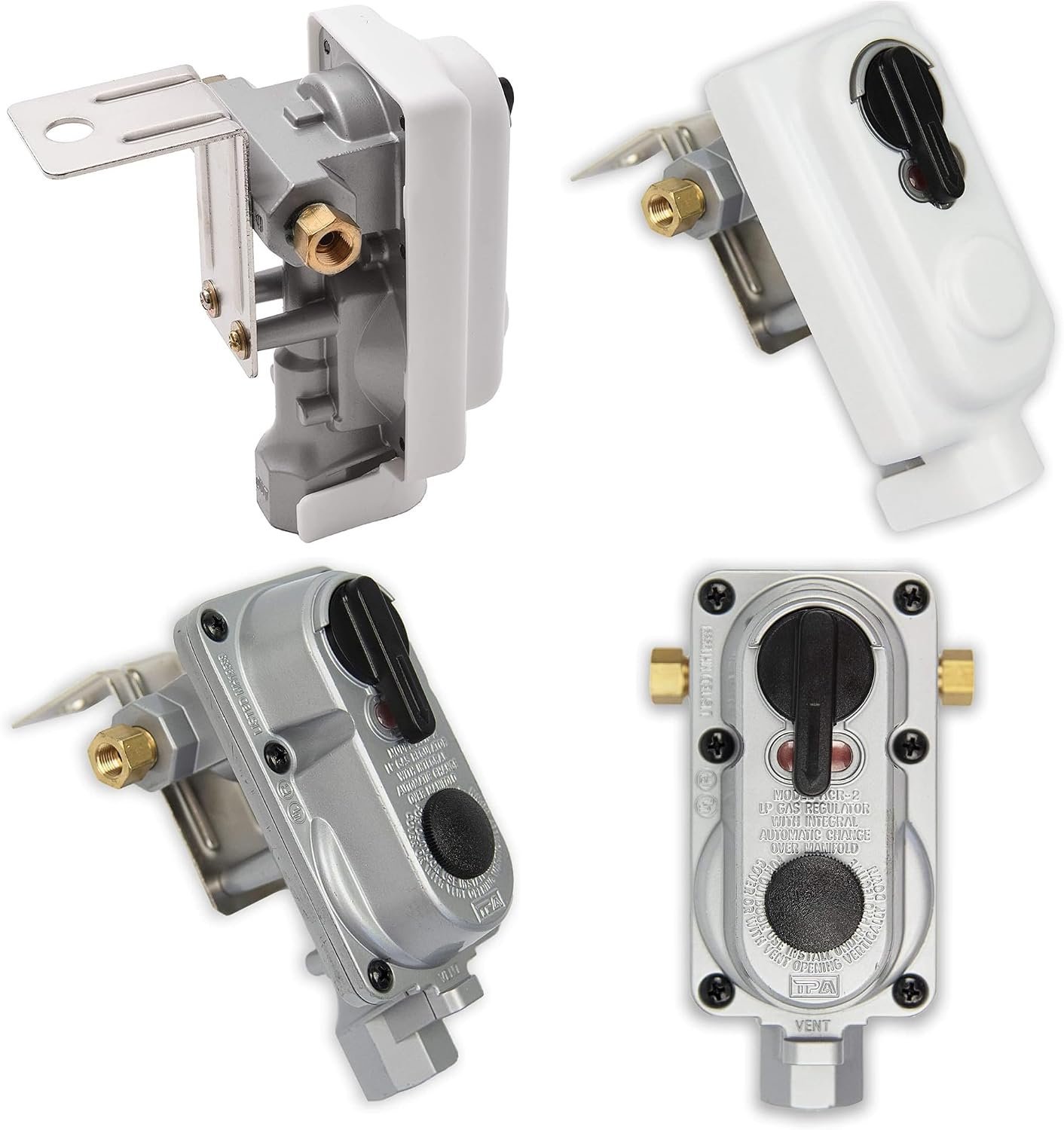 Flame King KT12ACR6 Automatic Changeover Regulator Kit – Dual Propane Tank Regulator with 2 Pigtails for RV Systems - Image 6