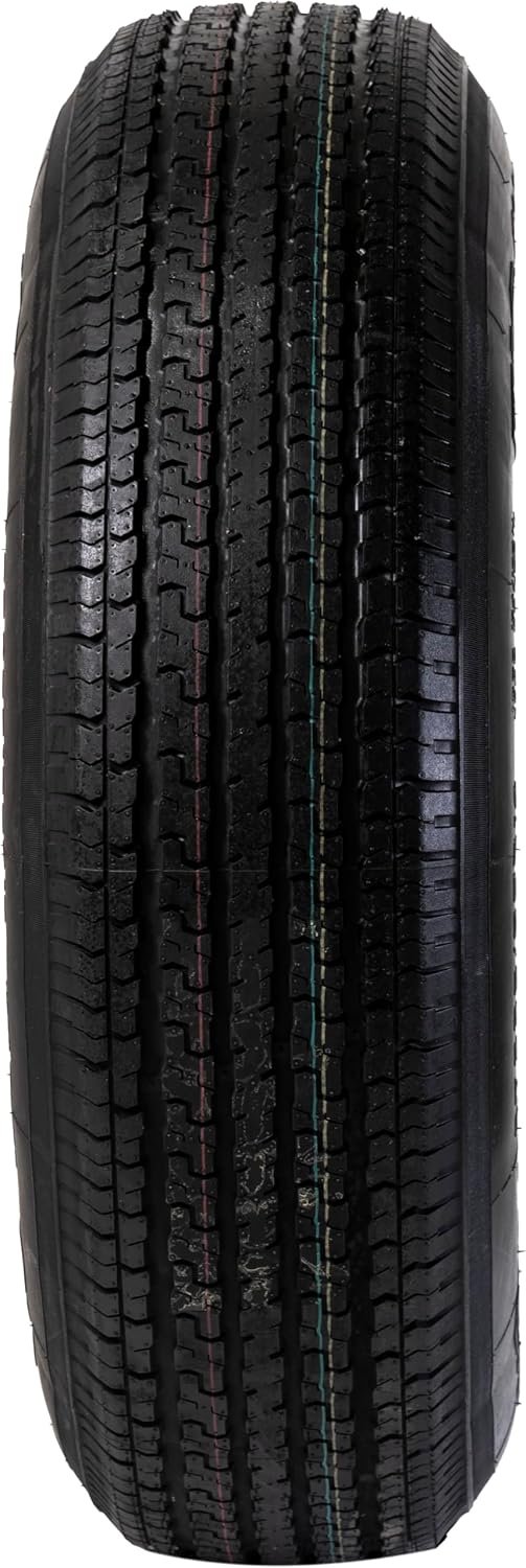 TASKMASTER Diamondback ST235/80R16 Load Range E Tire on 16in Silver Modular Wheel – 10 Ply Trailer Tire Assembly - Image 3