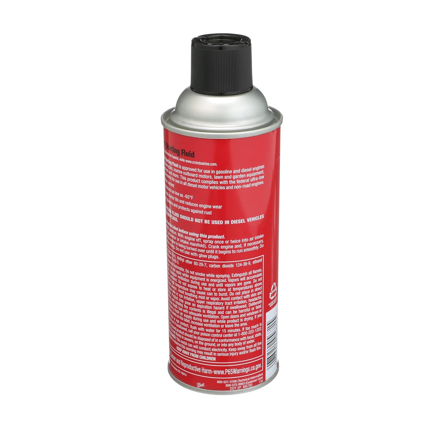 CRC Jump Start 5671 Starting Fluid with Upper Cylinder Lubricant – Fast Cold Weather Engine Starting Aerosol - Image 2