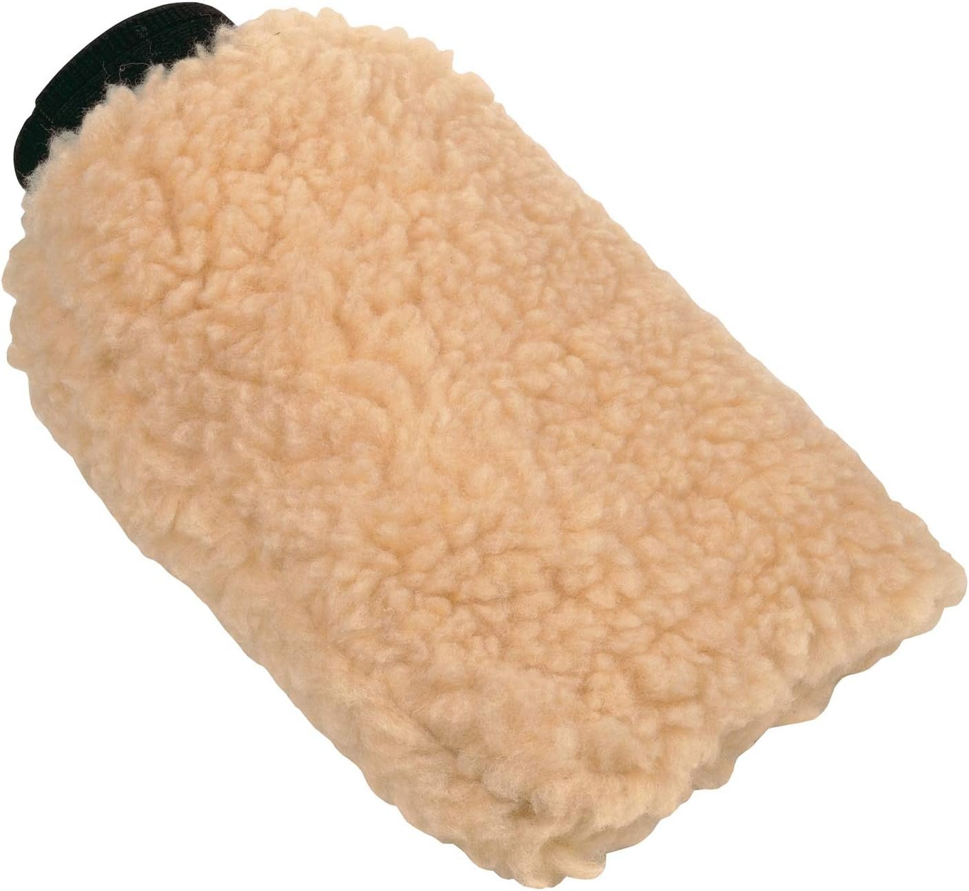 Carrand 40306 Acrylic Wool Wash Mitt – 7 x 10 in Synthetic Wool Cleaning Mitt with Elastic Cuff and High Suds Capacity - Image 2