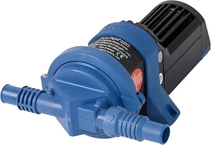 Whale BP2054 Gulper 320 Waste Pump – 24V Self-Priming Marine Grey Water Pump with Filter-Free Design