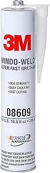 3M 8609 Super Fast Urethane Adhesive – 10 oz High-Strength Automotive Seam Sealer and Bonding Compound