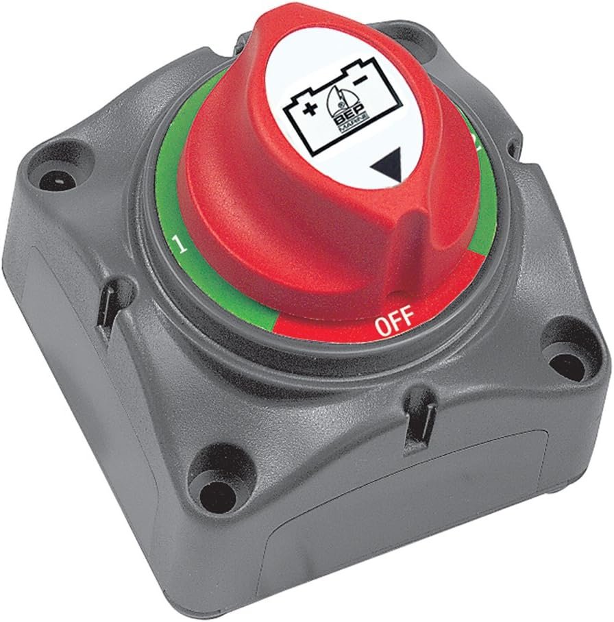 BEP 701S Multiple Bank Battery Switch – Marine Battery Selector Switch – Heavy-Duty Electrical Power Management
