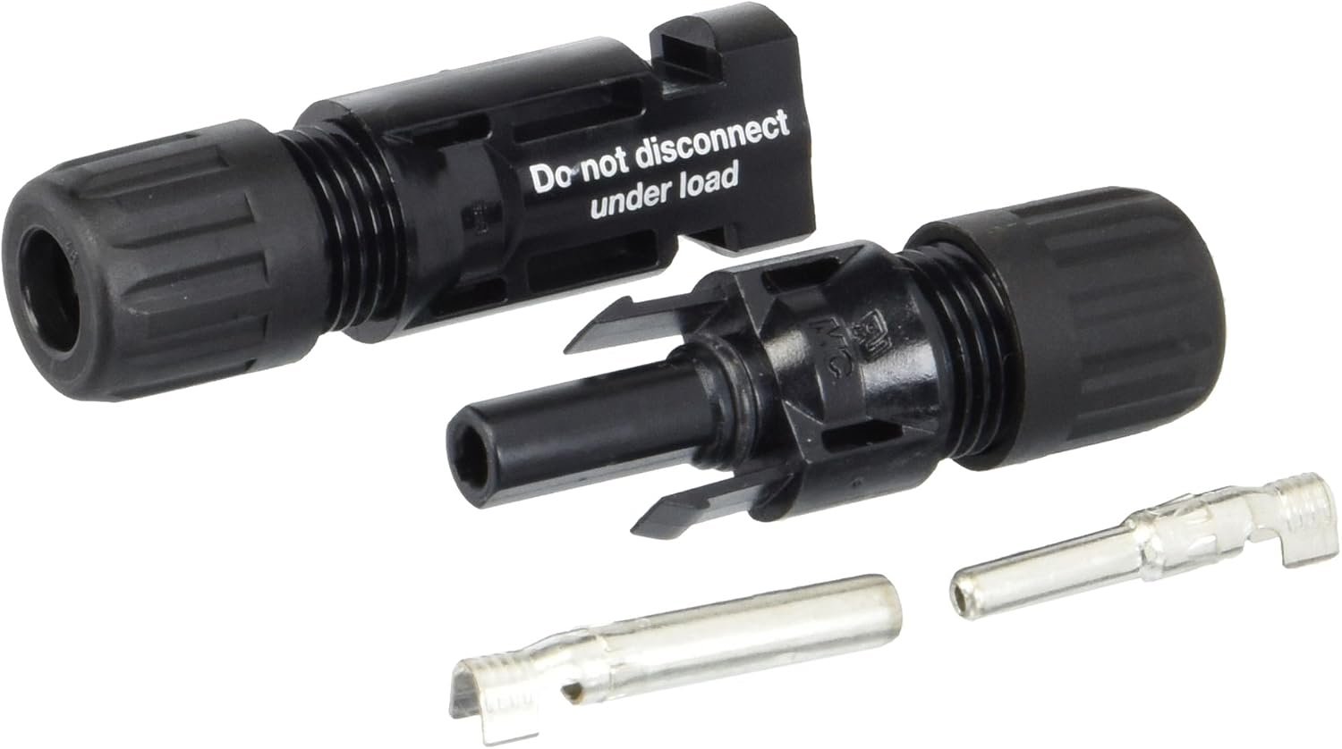 Samlex MC42 Multi-Contact Solar Connector Set – MC4 Compatible Connector Pair for Solar Panel Wiring Systems