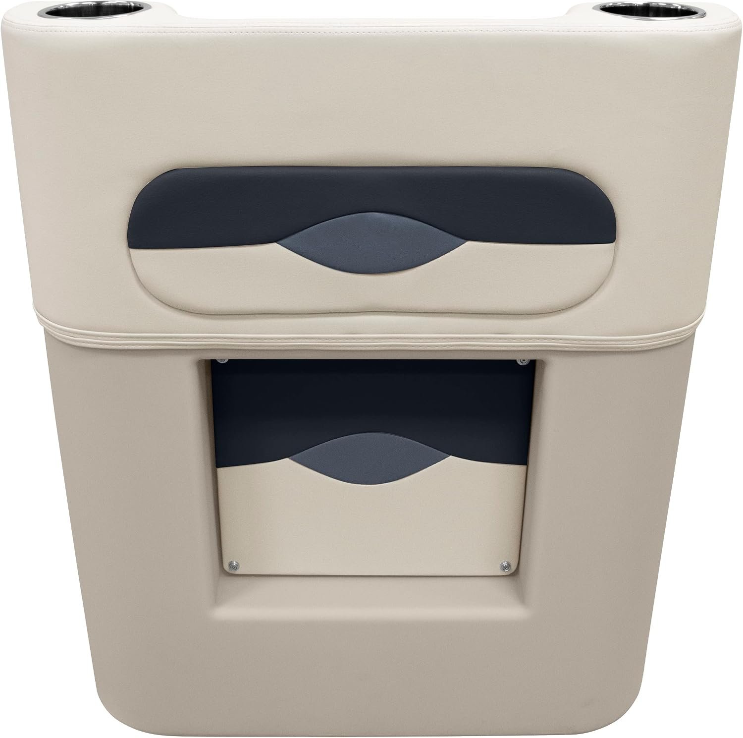 Wise Seating BM1158986 Premier Pontoon Steering Console – Marine Helm Station with Integrated Storage and Beige Finish - Image 2