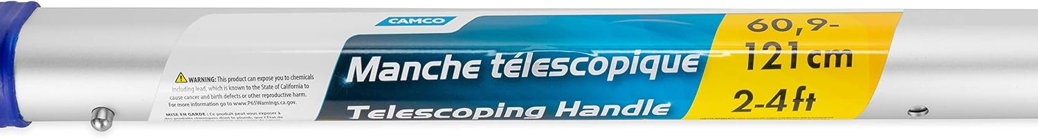 Camco 41910 Telescoping Boat Hook Handle – Adjustable 2ft to 4ft Aluminum Cleaning Pole with TPE Grip - Image 5