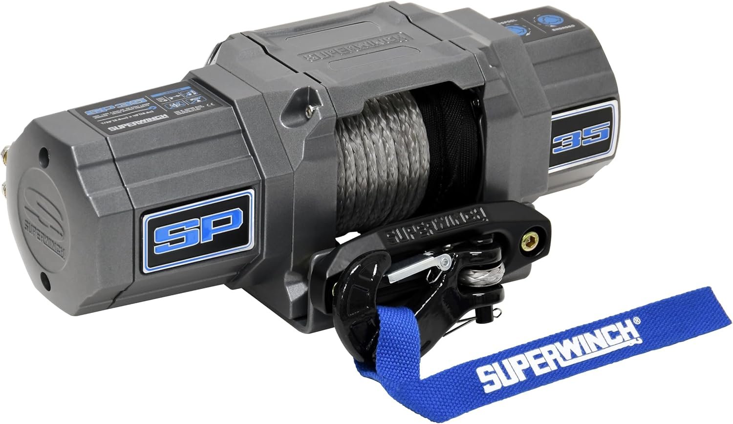 Superwinch 1135250 SP 35SR Powersports Winch – 3,500 lb Capacity – 7/32 in x 40 ft Synthetic Rope – IP68 Rated - Image 3