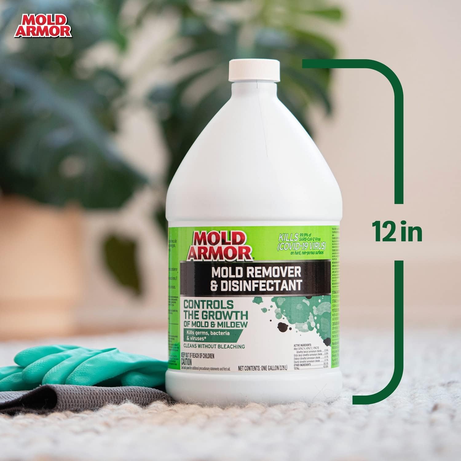Mold Armor FG550 Mold Remover and Disinfectant – 1 Gallon Cleaning Formula for Mold and Mildew Treatment - Image 4