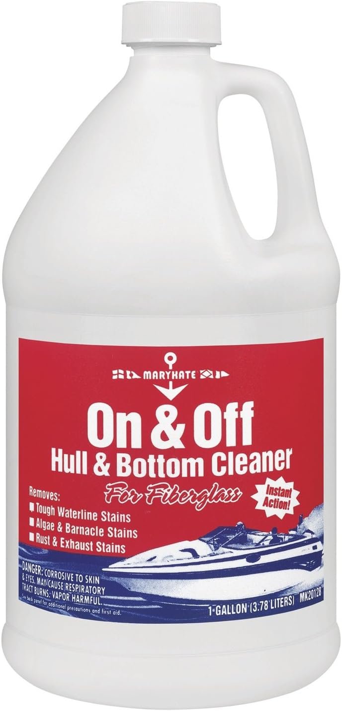 CRC MaryKate MK20128 On & Off Hull Cleaner – Marine Gel Formula for Waterline Stains and Hull Discoloration - Image 2