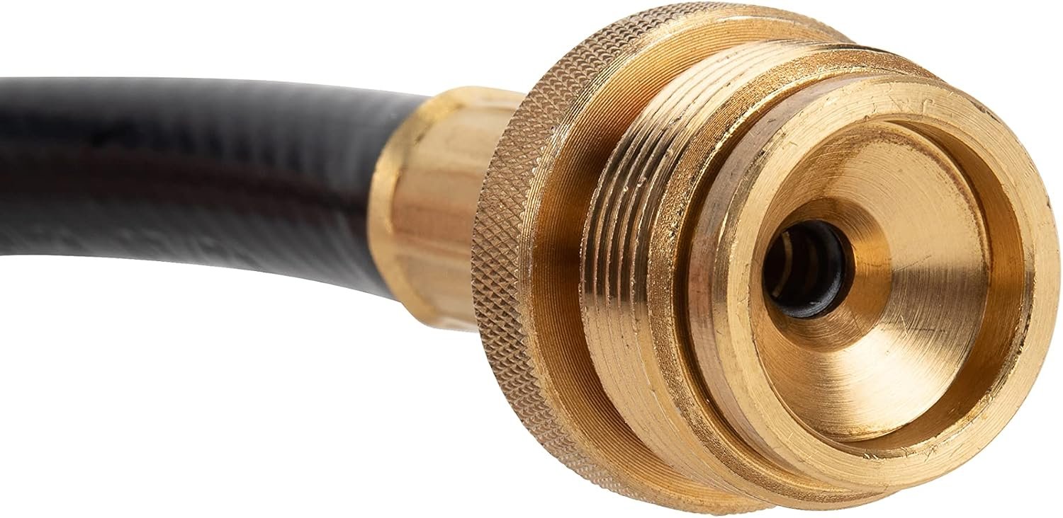 Camco 59823 Propane Hose Assembly – 5ft LP Hose with 1in-20 Male Appliance Connector - Image 4