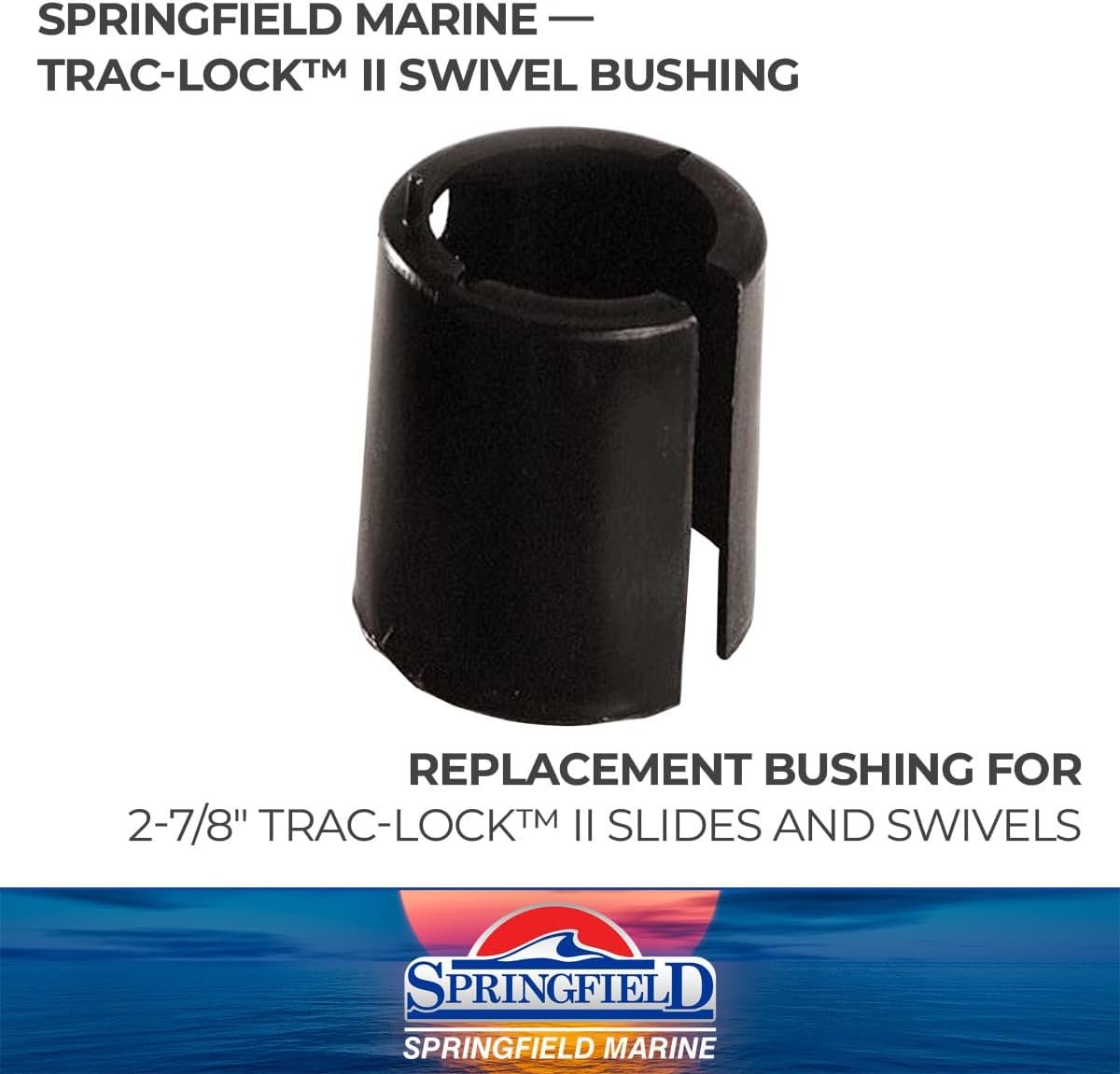 Springfield 2171001 Trac-Lock II Swivel Bushing – 2-7/8in Replacement Marine Seat Mount Bushing for 2002-Earlier Pedestal Systems - Image 2