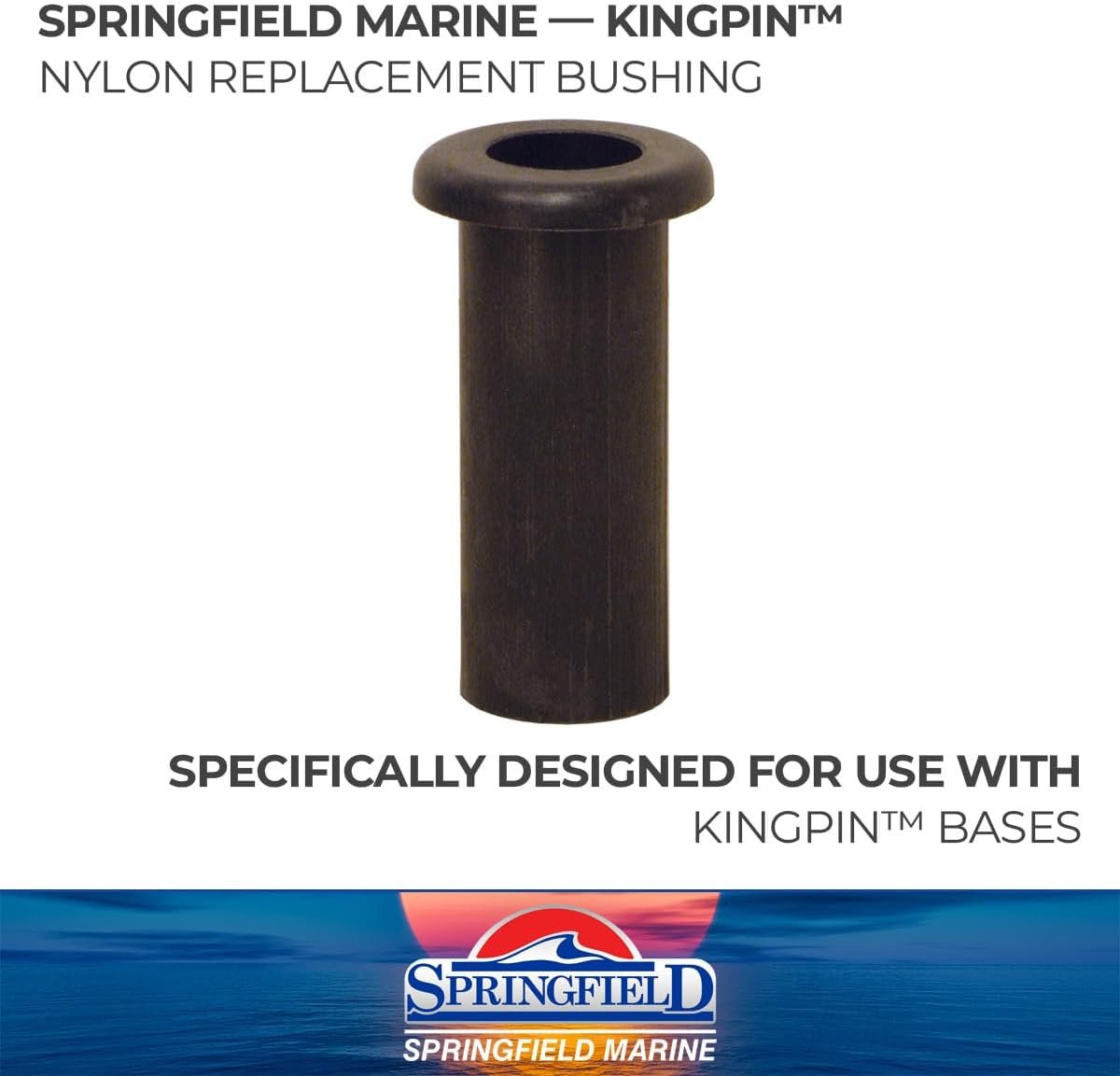 Springfield 2100055 KingPin Replacement Bushing – Marine Seat Pedestal Service Bushing for KingPin Swivel and Base Assemblies - Image 2