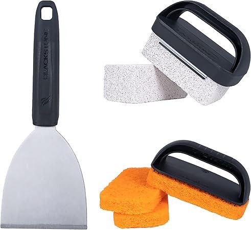 North Atlantic Imports 5463 Griddle Cleaning Kit – Scraper, Cleaning Pads and Maintenance Tools for Flat Top Griddles