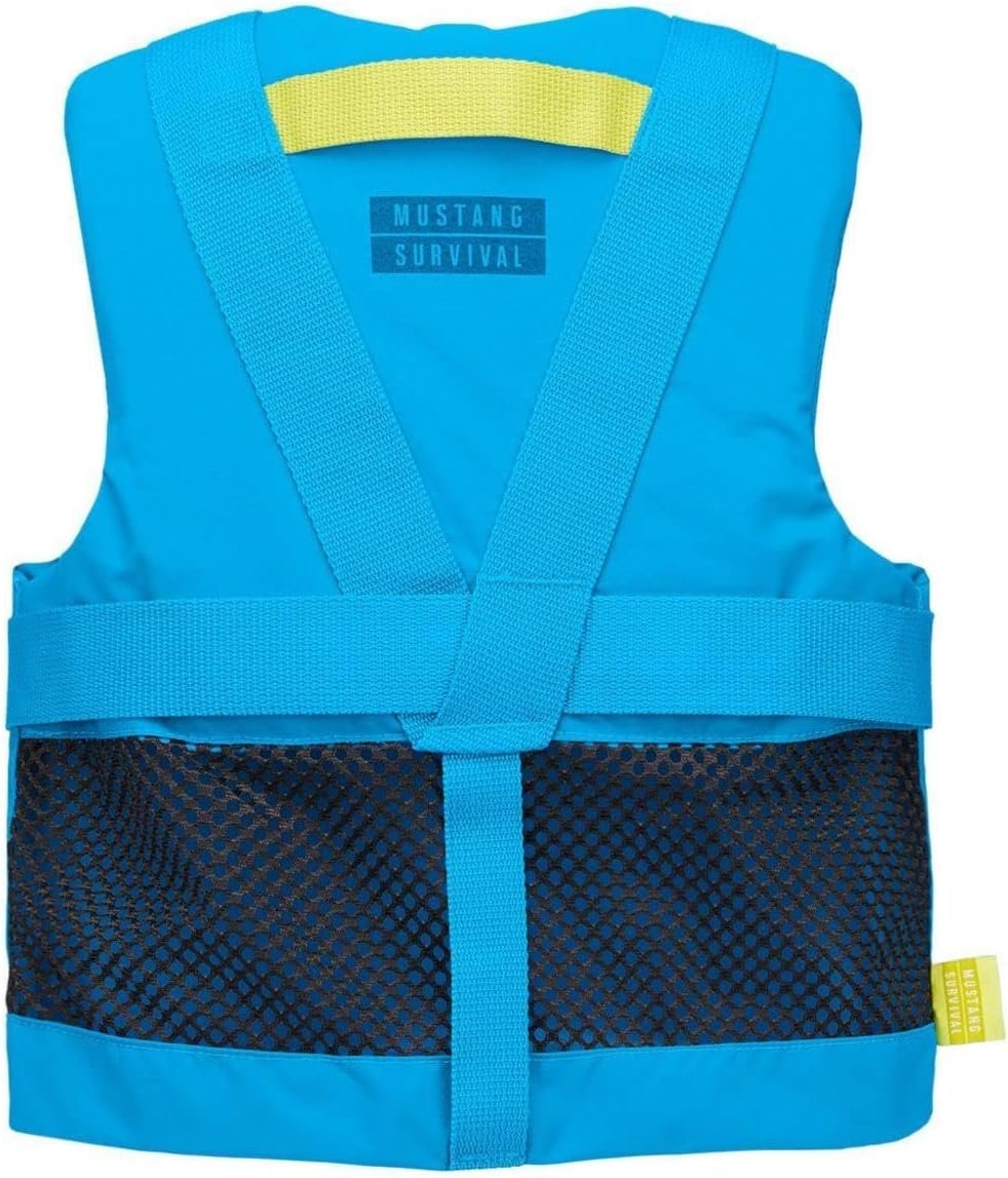 Mustang Survival MV3570268 REV Youth Life Vest – Blue Youth PFD for Boating and Water Recreation - Image 2