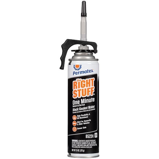 Permatex 85224 The Right Stuff Instant Gasket Maker – Fast Return-to-Service RTV Sealant for Engine and Drivetrain Repairs