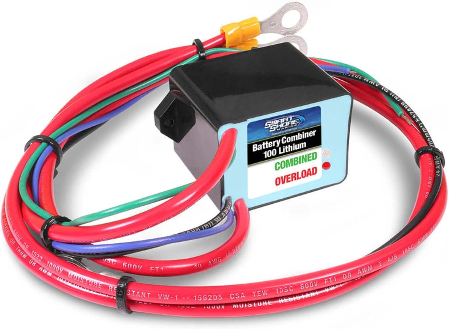 Hypertech 49101 Battery Combiner 100 Lithium – Automatic Lithium Battery Charging Management Module