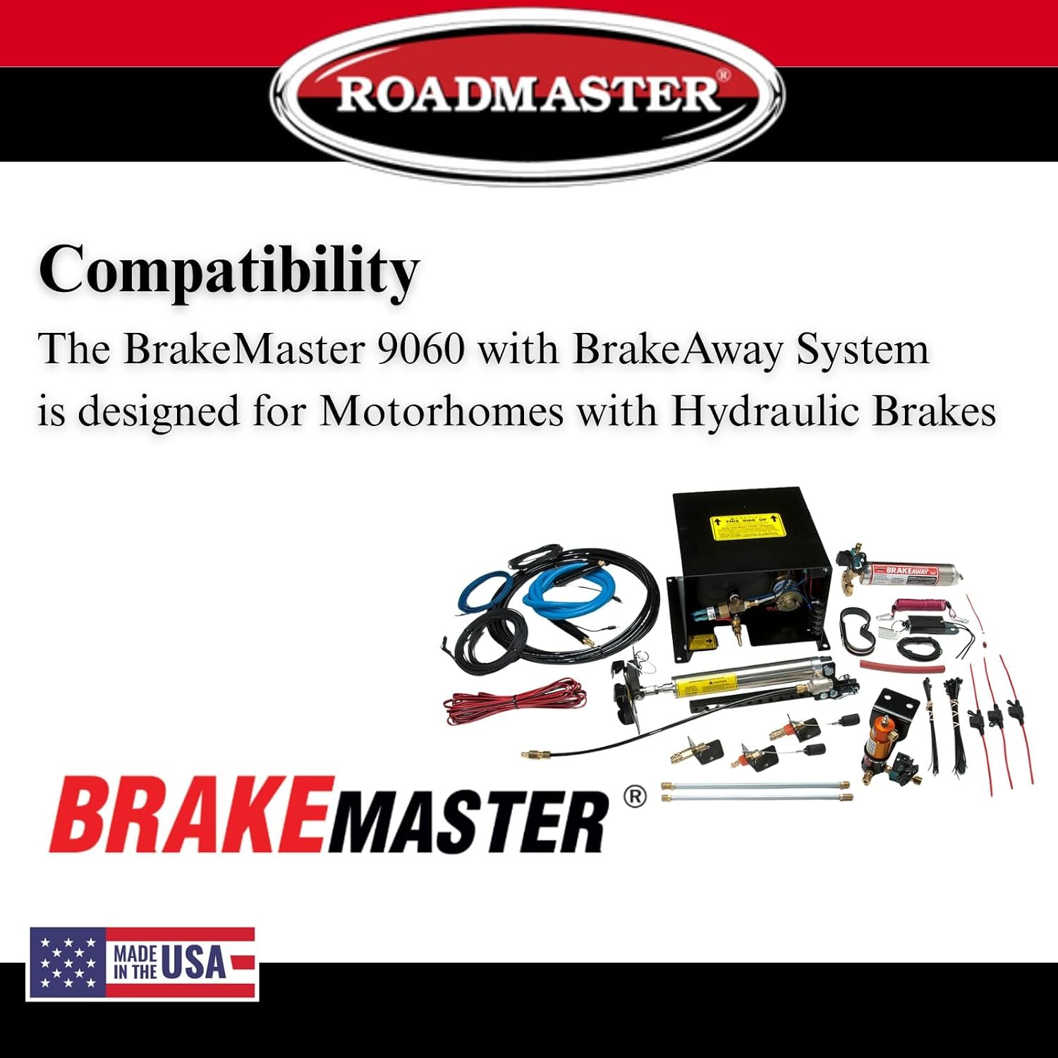 Roadmaster 9060 BrakeMaster Supplemental Braking System – Proportional RV Towed Vehicle Brake with Breakaway Protection - Image 4