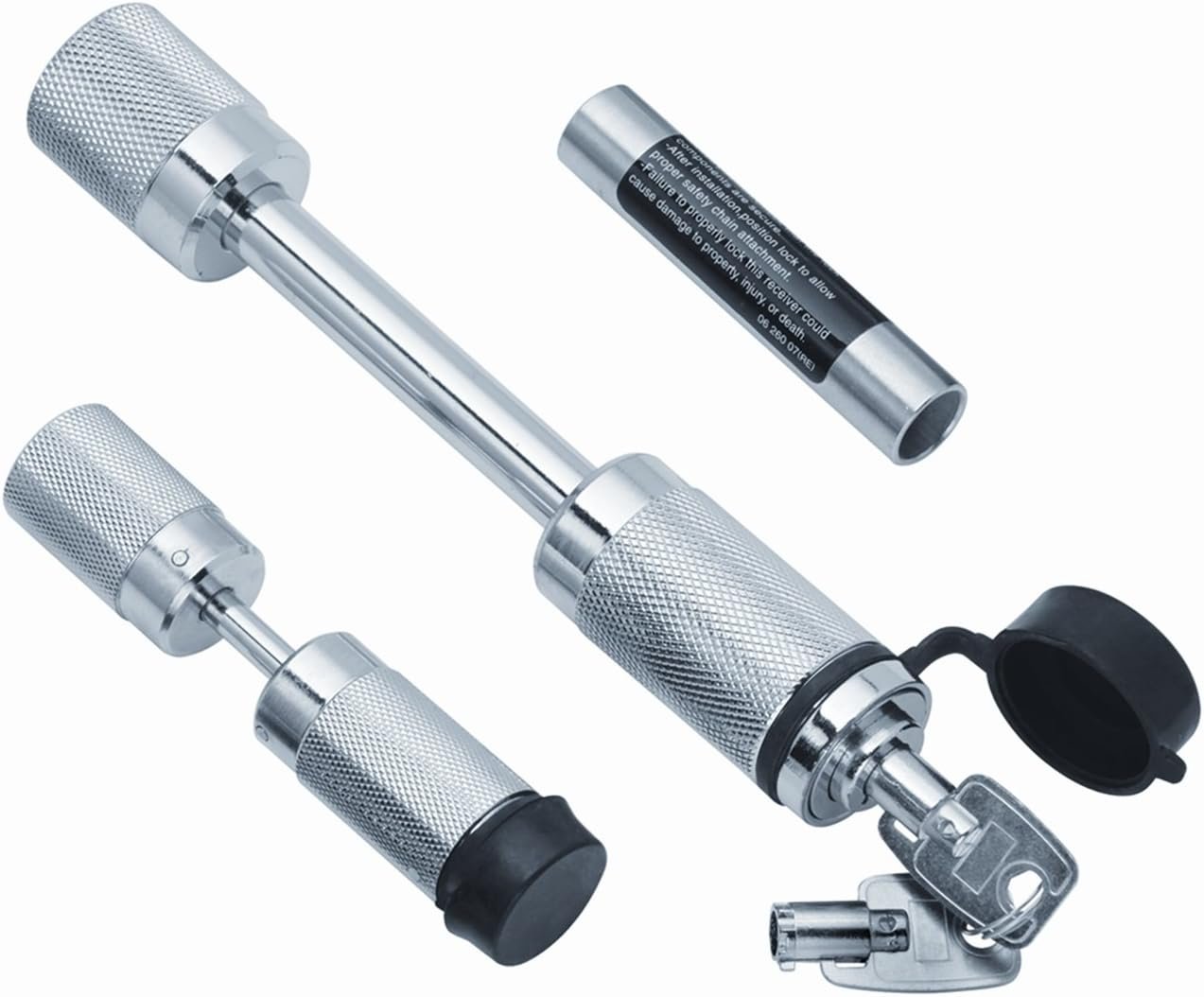 Tow Ready 63250 Dogbone Style Combo Lock Set – 1/2in and 5/8in Hitch Locks with Coupler Lock, Keyed Alike