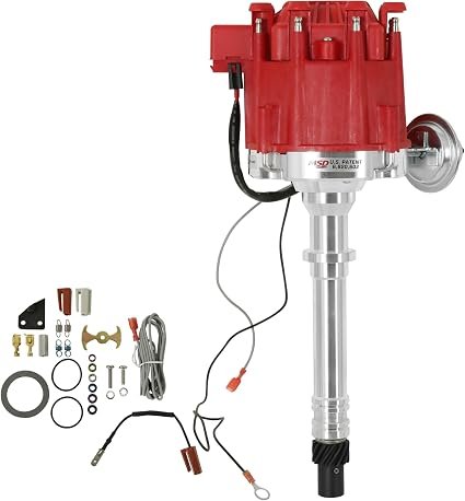 MSD 8365 Billet GM HEI Distributor – Chevrolet V8 Performance Distributor with Adjustable Mechanical Advance