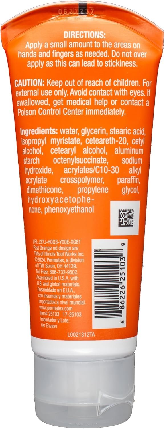 Fast Orange 25103 Hand Repair Cream – 3oz Non-Greasy Moisturizer for Dry and Cracked Hands After Automotive Work - Image 2