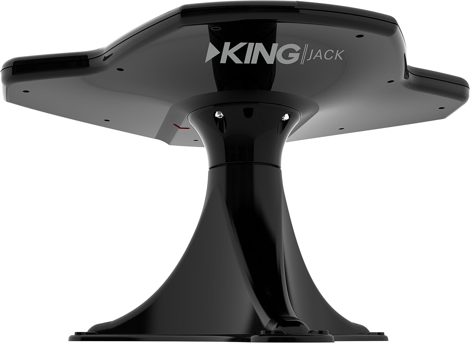 KING OA8501 Jack Directional HDTV Antenna – Built-In SureLock Signal Meter, 360° Rotation, Black RV Mount System - Image 2