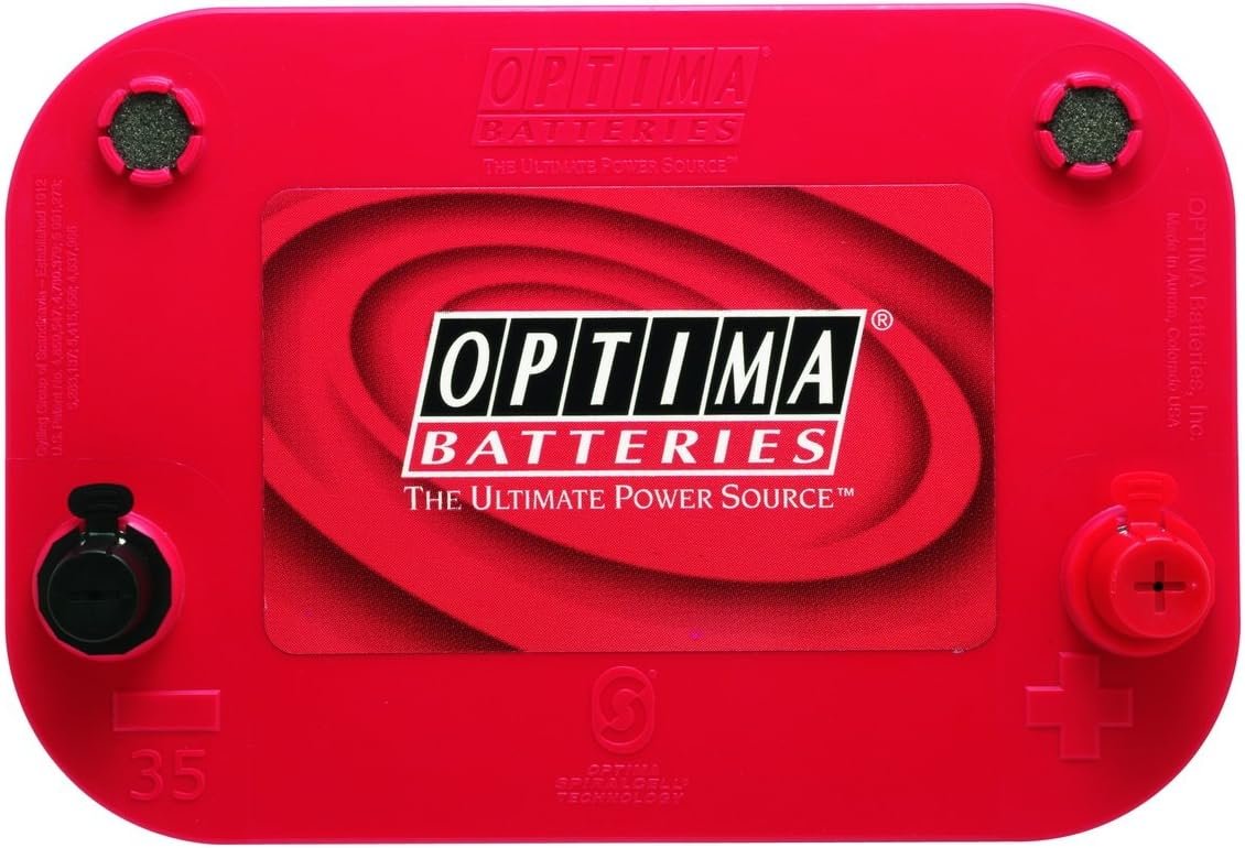 Optima RedTop 35 Starting Battery 8020-164 – Group 35 AGM Battery with High Cranking Power and SpiralCell Design - Image 3