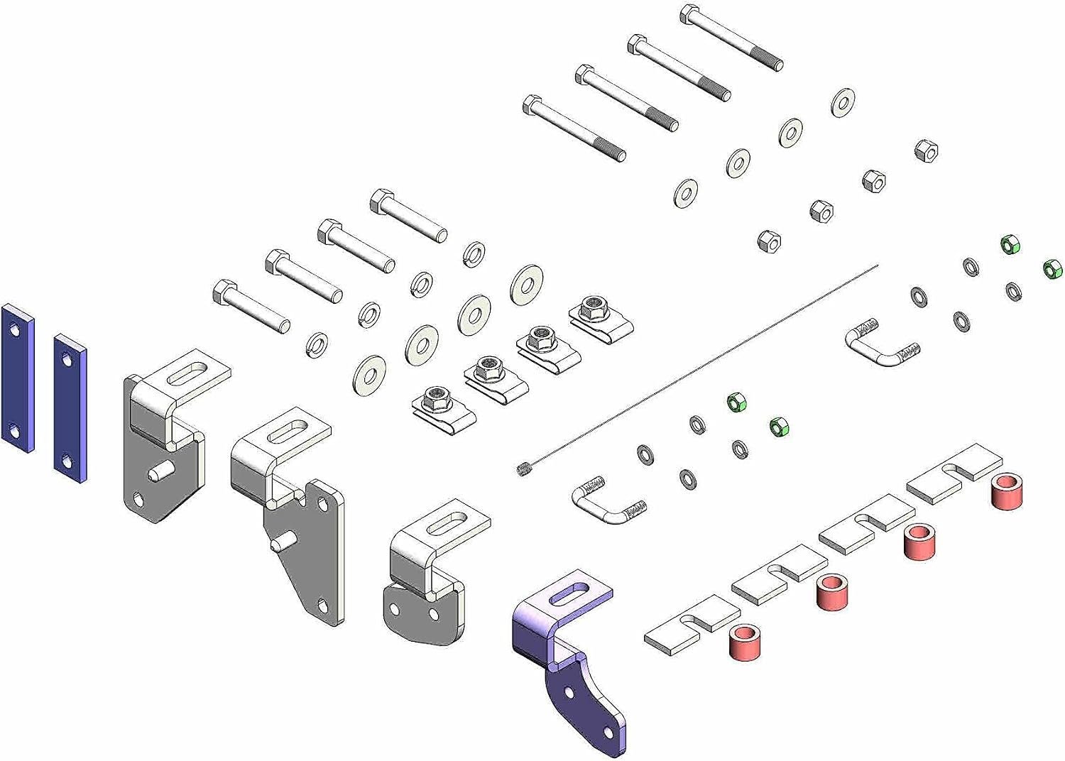 Husky Towing 31564 Custom Mounting Bracket Kit – Ford F-150 Weight Distribution Install – No-Weld Vehicle-Specific Fit - Image 4