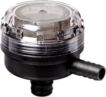 Flojet 01740012A Pump Strainer – 1/2 in Pump Port x Hose Barb Connection with Removable Debris Screen