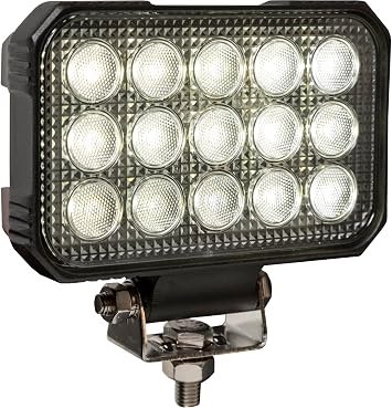 Buyers Products 1492196 LED Flood Light – 9000 Lumens, 15 LEDs, 12-24V DC, Heavy-Duty Work Light