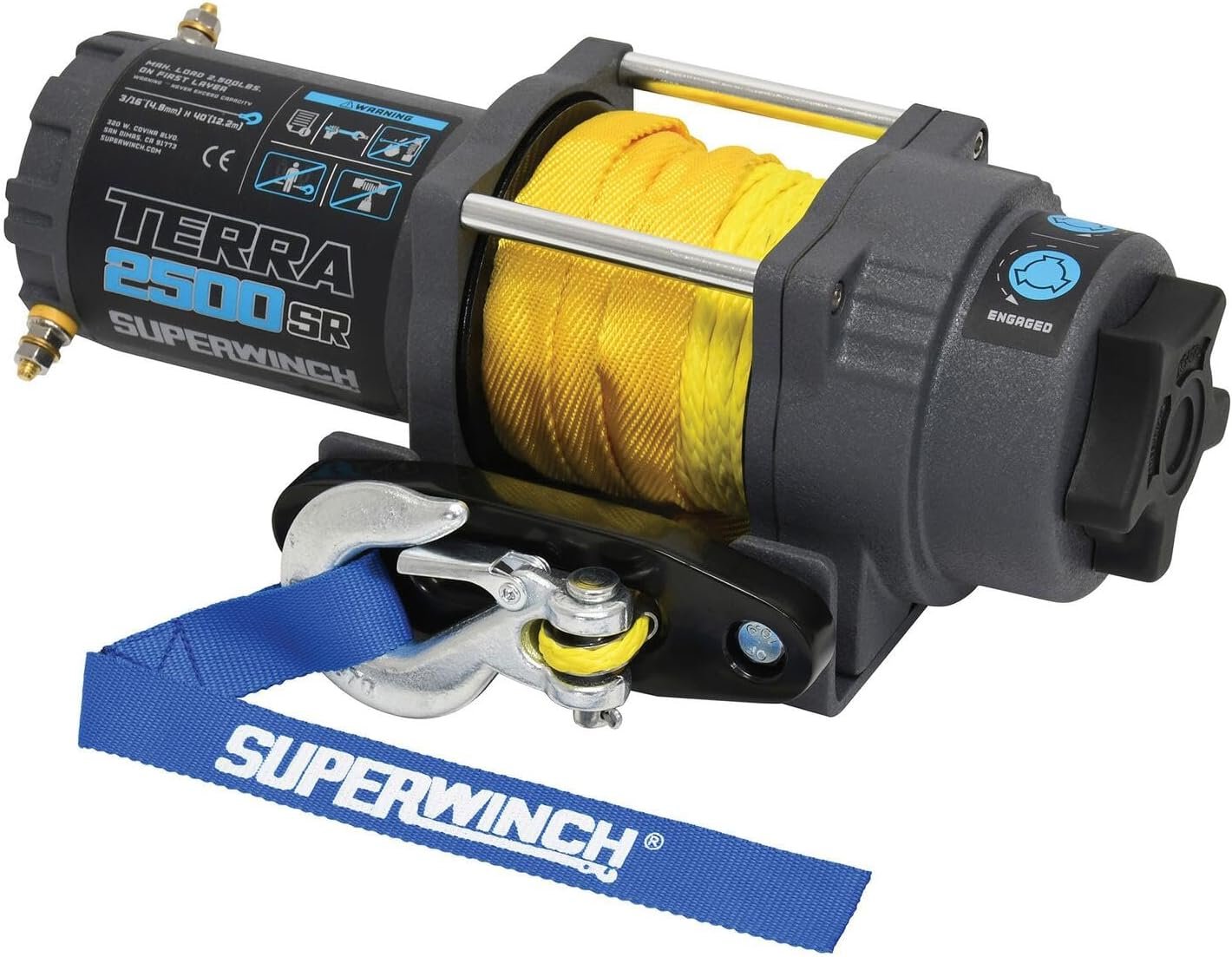 Superwinch 1125270 ATV Winch – 2500 lb 12V Electric Winch with 3/16 Inch x 40 ft Cable - Image 2