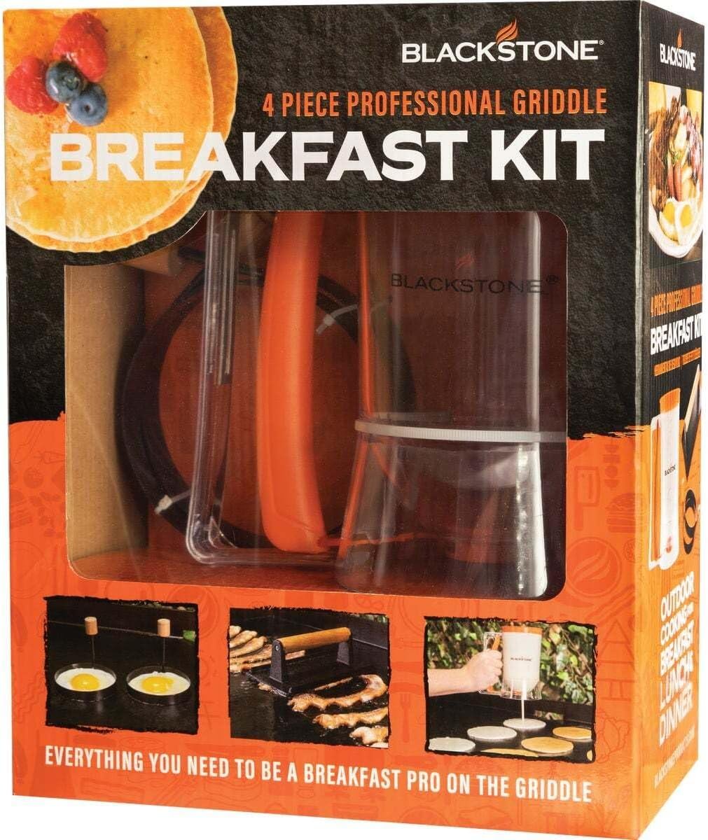 North Atlantic Imports 1543 Grill & Griddle Breakfast Kit – Batter Dispenser, Rings, and Cooking Accessories Set - Image 15