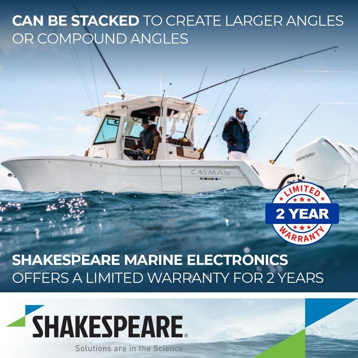 Shakespeare 414 Rubber Shim Kit for Ratchet Mounts – Four Heavy-Duty 5° Shims for Marine Antenna Mount Adjustment - Image 4