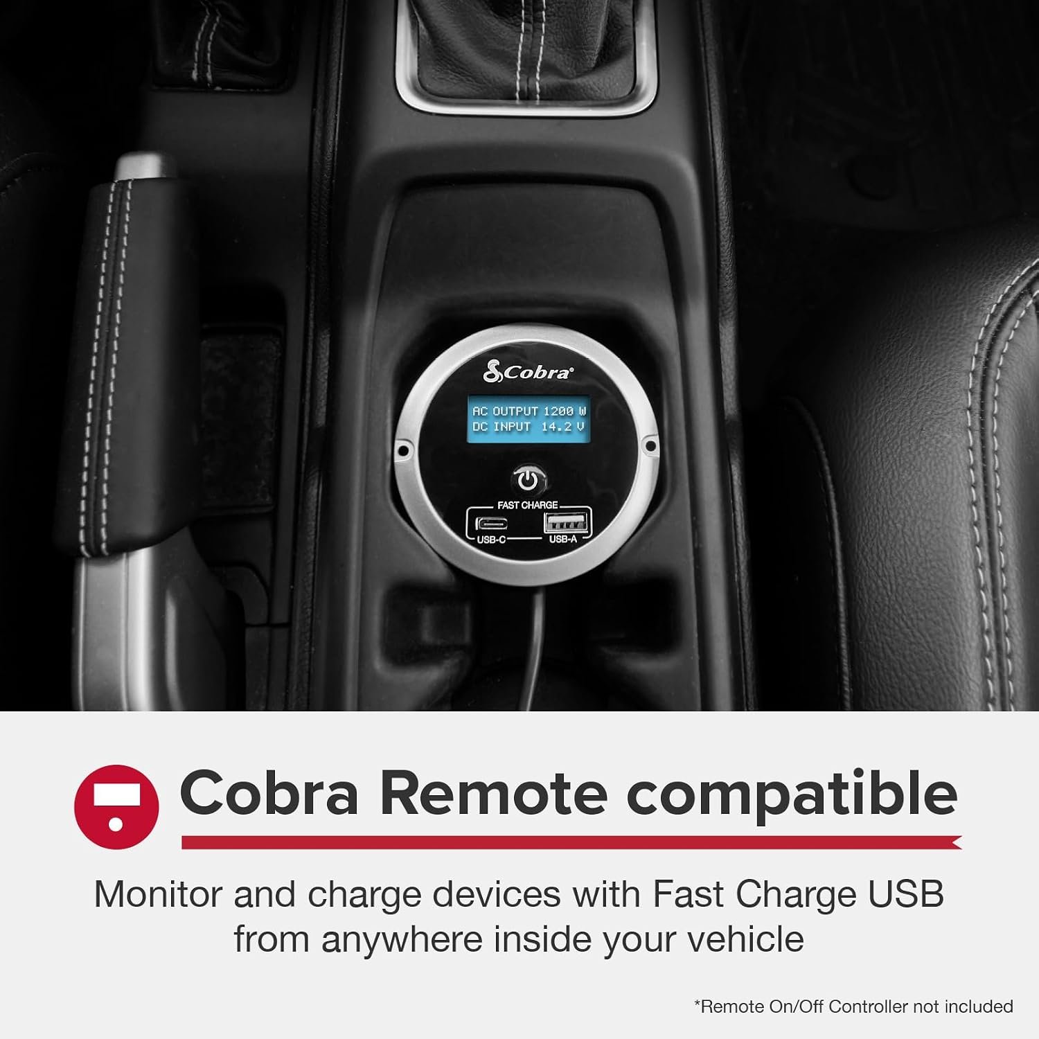 Cobra CPI500W 500-Watt Power Inverter – Modified Sine Wave Output with Dual GFCI AC Outlets and USB Fast Charging - Image 6