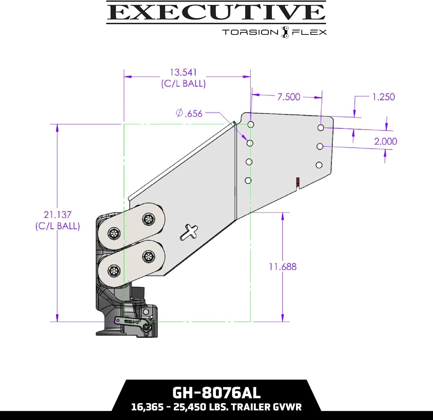 Gen-Y Executive Torsion-Flex Auto Latch Receiver Hitch – Shock-Absorbing Adjustable Trailer Hitch for Heavy-Duty Towing - Image 7