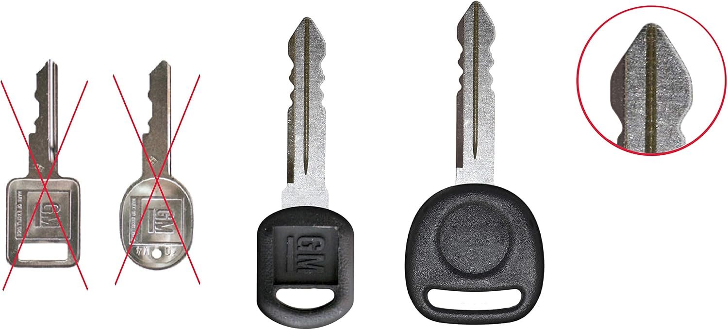 BOLT 7018517 GM Early Model Padlock – 2in Chrome-Plated Hardened Steel Shackle – Fits 1995-2009 Chevrolet, GMC, Buick & Cadillac Keys - Image 6