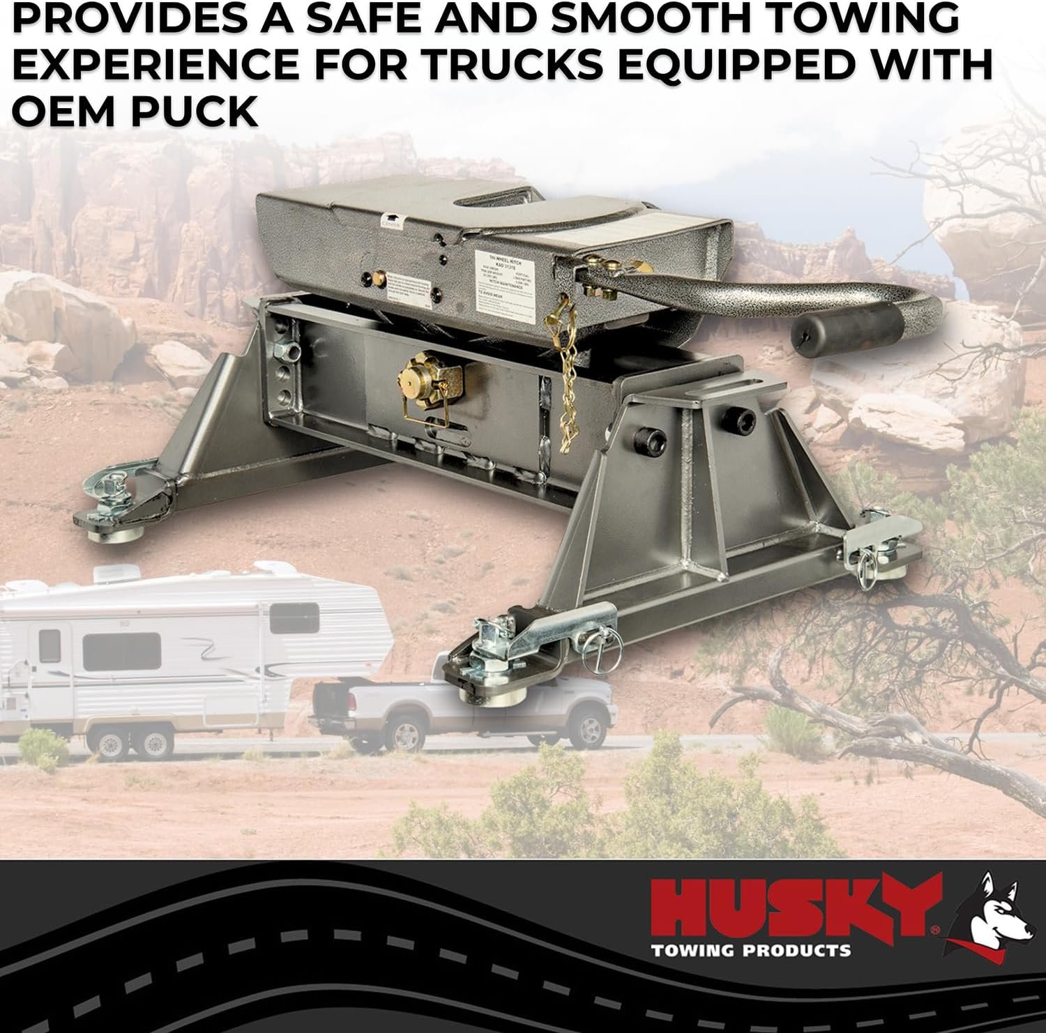Husky Towing 33153K OEM GM 26K Fifth Wheel Hitch Kit – 26000 lb GTW Capacity, Factory Prep Package Compatible - Image 6