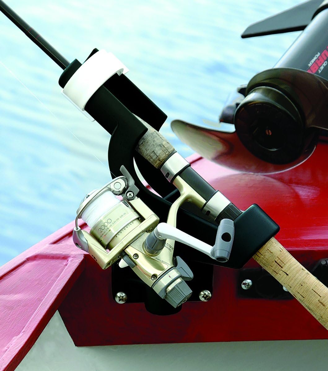 Wise Seating 6039 Two Rod Holder System – Dual Fishing Rod Organizer with Two Side Mount Brackets for Boat Installation - Image 2