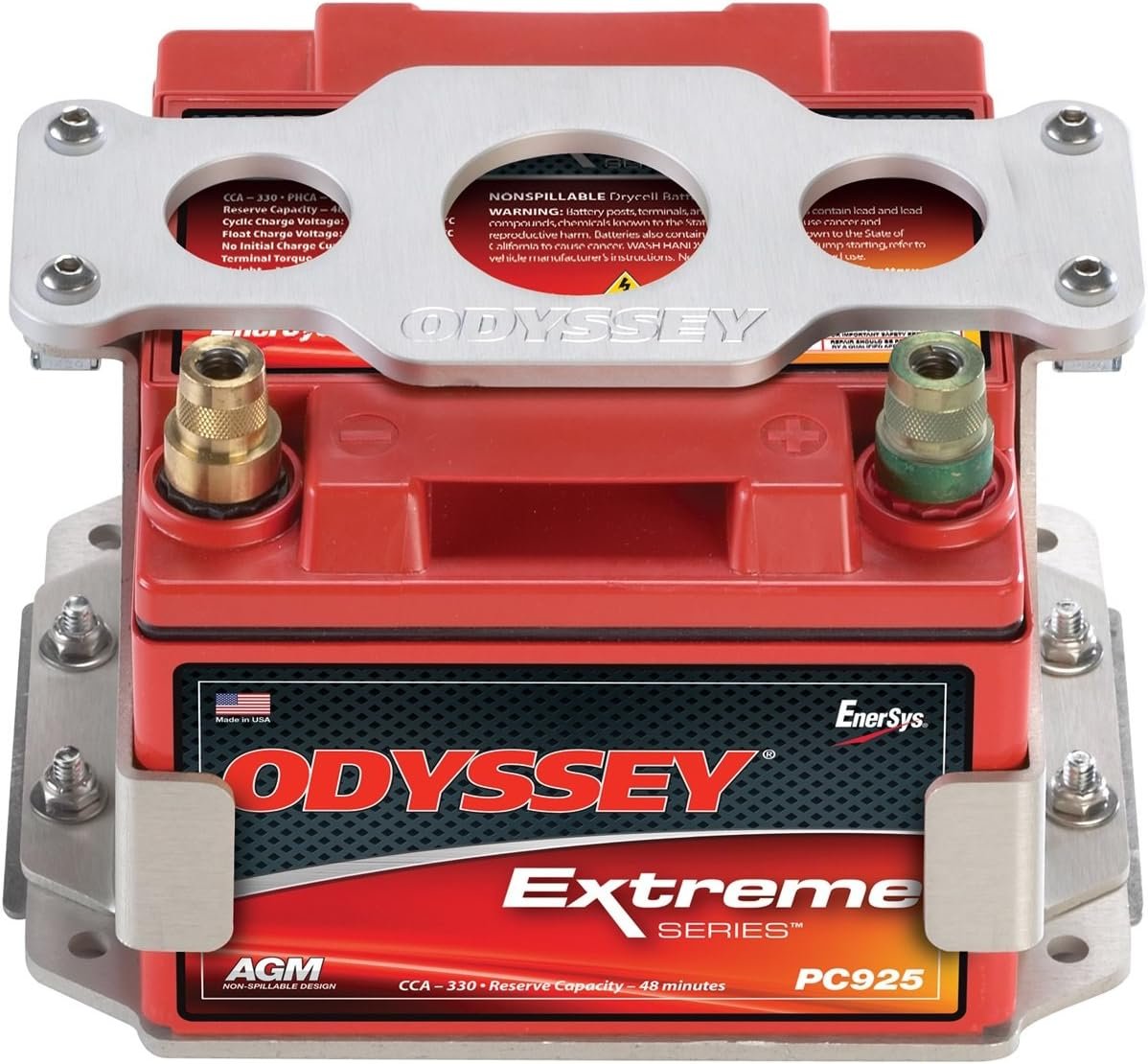 ODYSSEY HK-PC925 Battery Hold Down Kit – Mounting Hardware for PC925 AGM Battery Installations