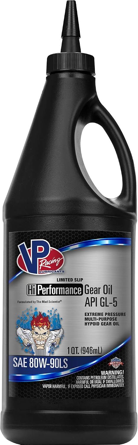 VP Racing Fuels 2895 80W-90 High Performance Gear Oil – API GL-5 Formula, Limited-Slip Compatible, 32 oz Quart - Image 2