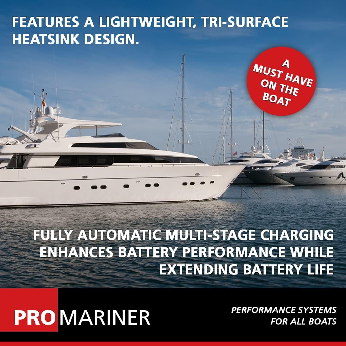 ProMariner ProSport HD 6 44006 Marine Battery Charger – 6 Amp Output, Single Bank, Waterproof Smart Charging - Image 4