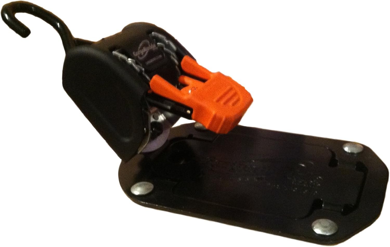 IMMI CargoBuckle F18804 Flush Mount Retractable Tie-Down System – 2in Self-Retracting Strap, Recessed Trailer Installation