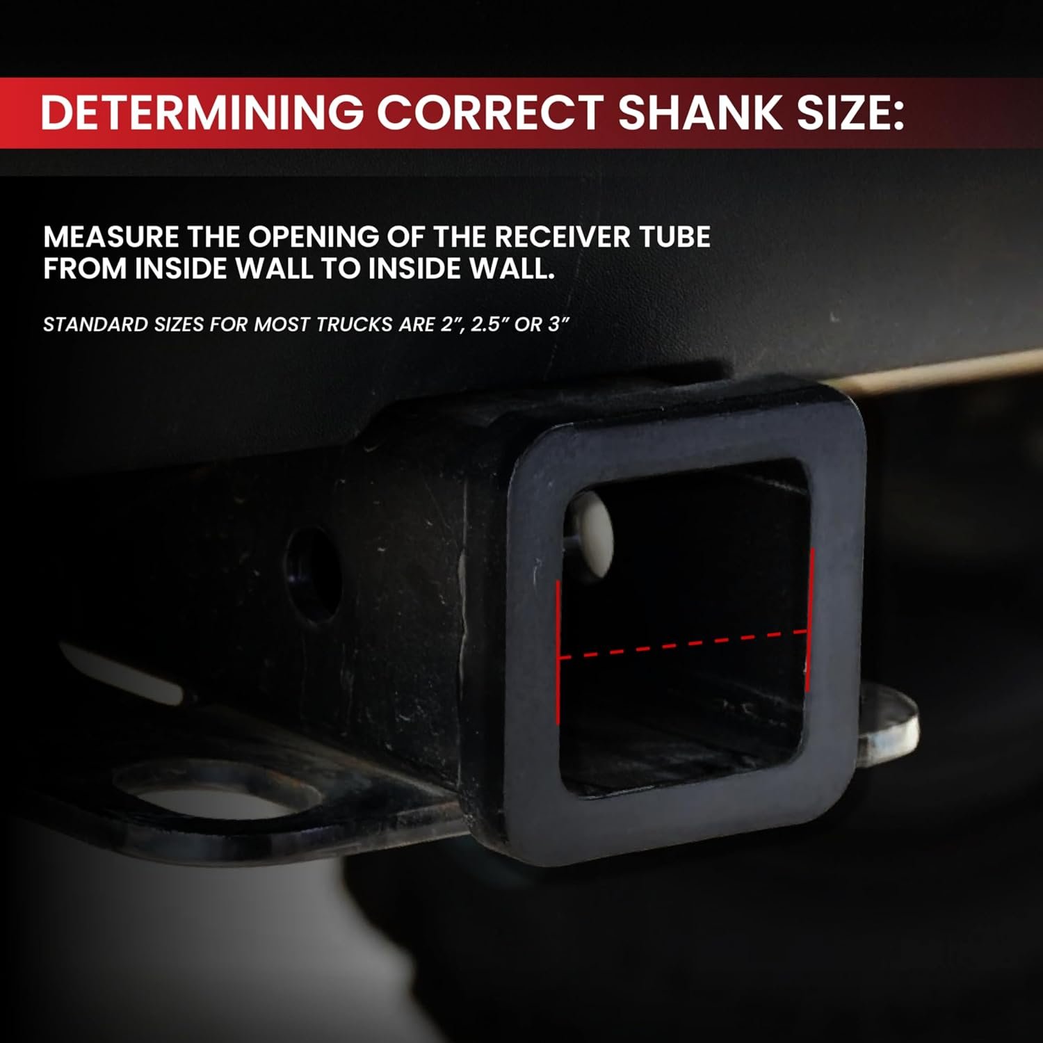 Gen-Y Hitch GH2423X Phantom-X Adjustable Hitch – 2.5in Solid Shank, 5in Drop with 16K Towing Capacity - Image 5