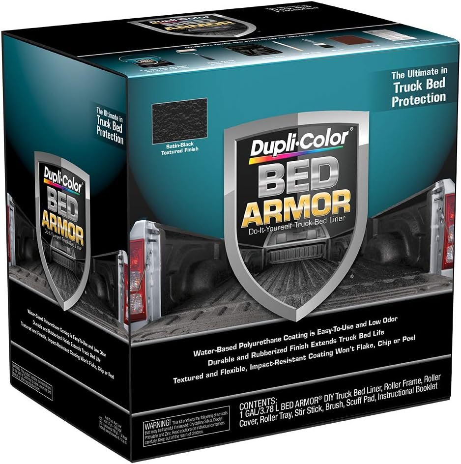 VHT BAK2010 Bed Armor Gallon Kit – Kevlar-Reinforced Truck Bed Liner with Roller Kit for 6ft Pickup Beds