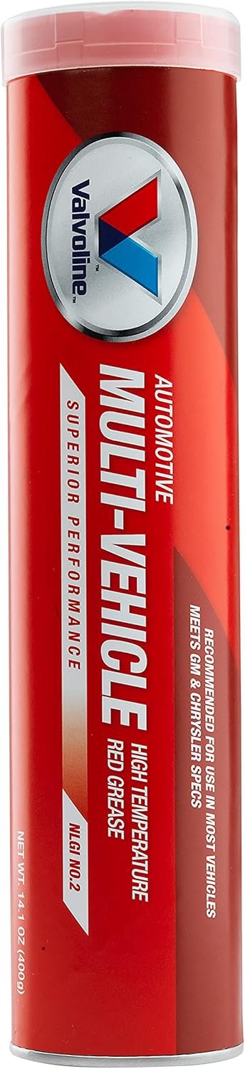 Valvoline 615 ValPlex EP Grease Cartridge – 14.1oz Extreme Pressure Lithium Grease for Automotive and Industrial Equipment
