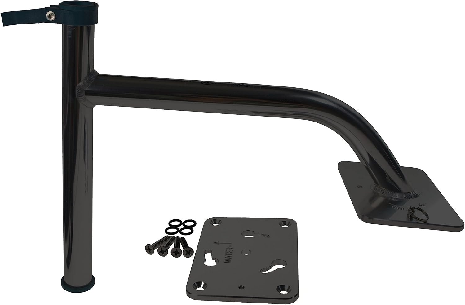 CMP Group KPB30B 3-Inch Bow Mount Bracket – Black Powder-Coated Marine Anchor Mount for Panther Systems