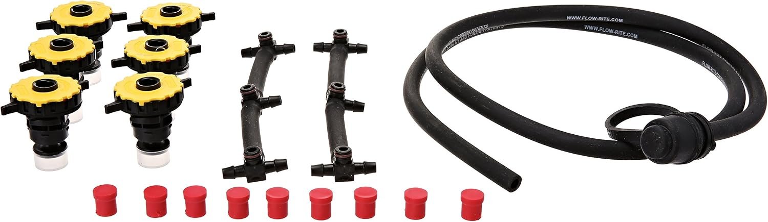 Flow-Rite RV2000 Pro-Fill RV Edition 2-Battery Kit – Automatic Battery Watering System for RV Deep Cycle Batteries