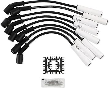 ACCEL 9059C Ceramic Spark Plug Wire Set for 1999-2002 GM Truck SBC – Extreme Heat Protection with Ceramic Boots